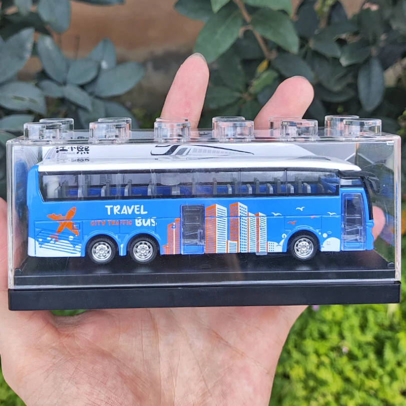 Modelo de simulação de brinquedo, trem de liga, ônibus, navio de guerra, modelo de simulação, brinquedo de coleção 1:64, vários estilos para escolher