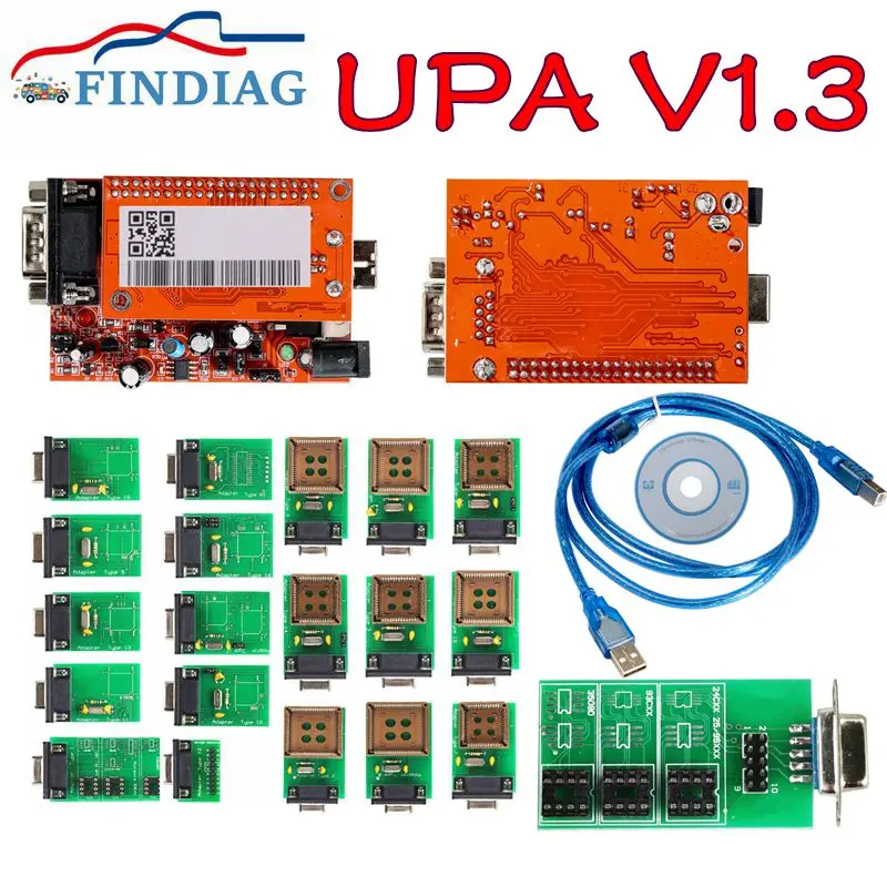 

Адаптер UPA V1.3, плата eeprom 1,3, UPA USB-программатор, инструменты для настройки чипов, адаптер USB-UPA V1.3, адаптер для программирования eeprom