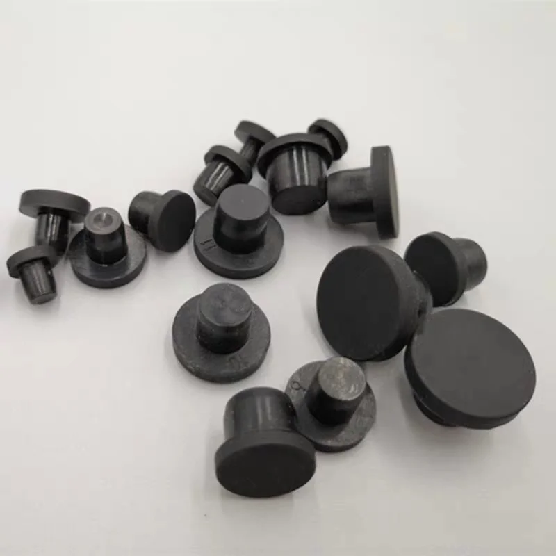 Solid Rubber Hole Caps 3mm-12mm High Temperature Resistance T Type Silicone Seal Hole Plugs Dust-proof Gasket Blanking End Caps