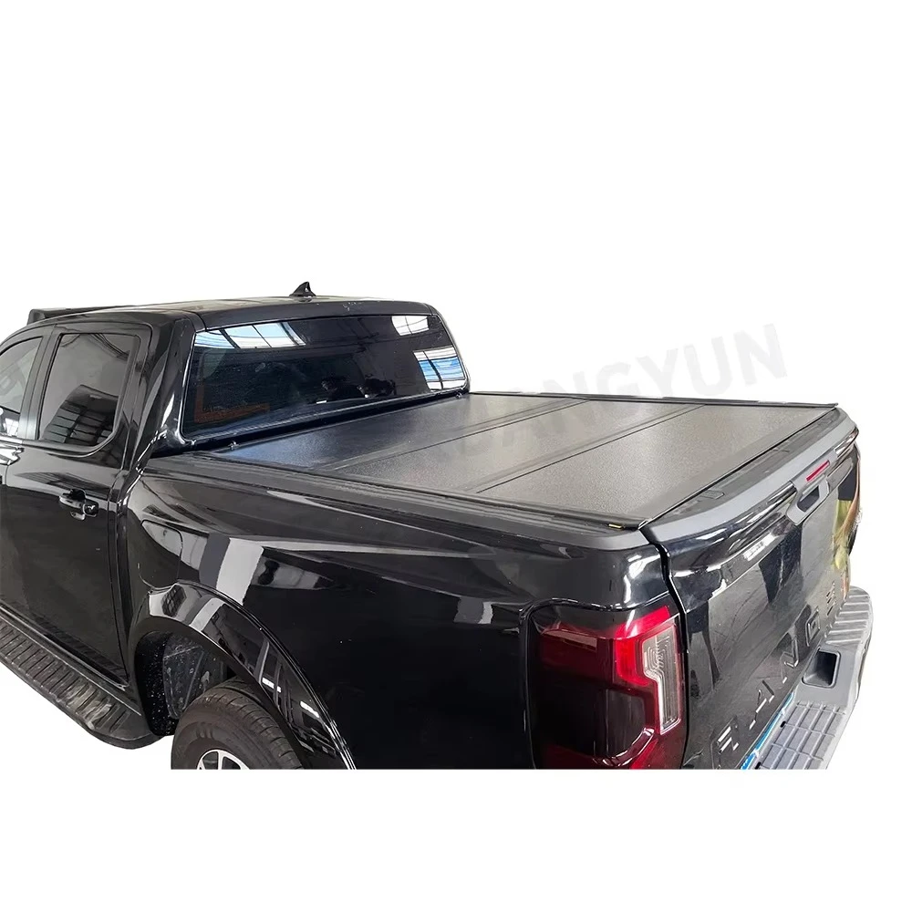 

Tri-Folding Flush-Mounted Aluminum Alloy Hard Type Waterproof No-Drill Installation Truck Bed Tonneau Ranger Pickup