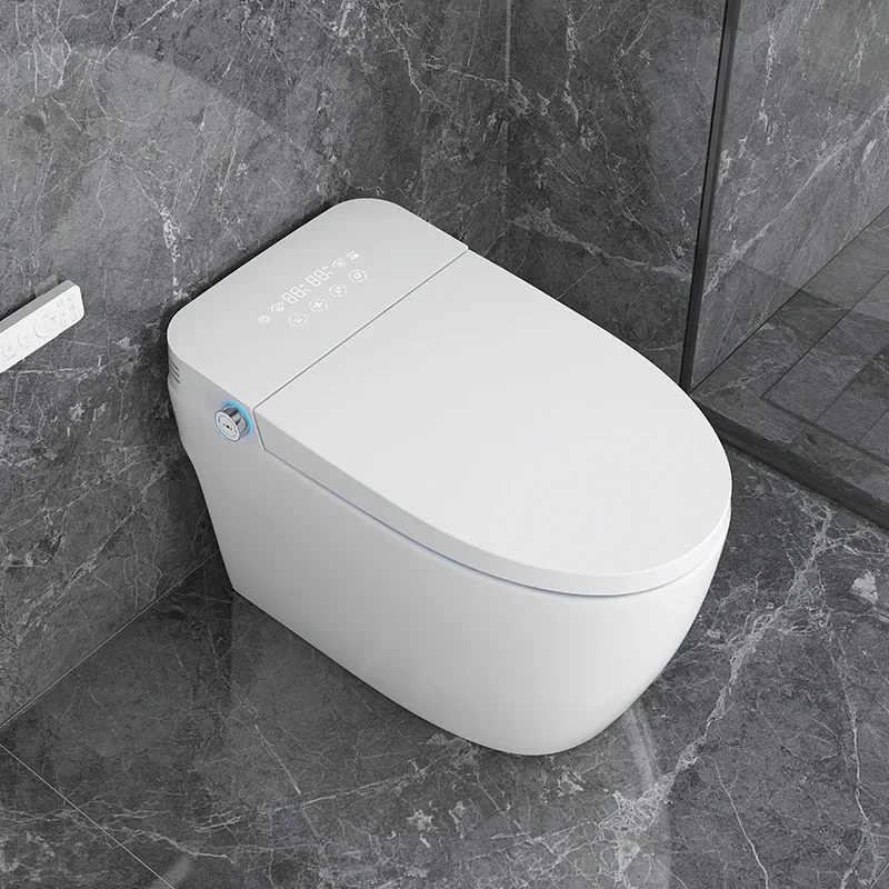 Wholesale intelligent closestool without water pressure limitation, full-automatic flip-top integrated instant toilet with water