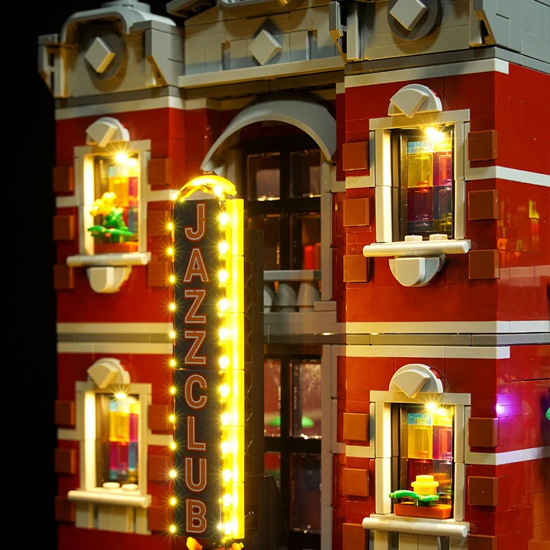 LYBMTWF Led Lighting Kit for LEGO-10312,Compatible with Lego Jazz-Club Model（Only Light kit Not Include The Lego Set）