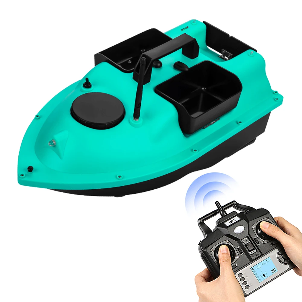 GPS Remote Control Fishing Bait Boat RC Fishing Bait Boat with 16-points GPS Positioning Function Automatic Return 3 Hopper