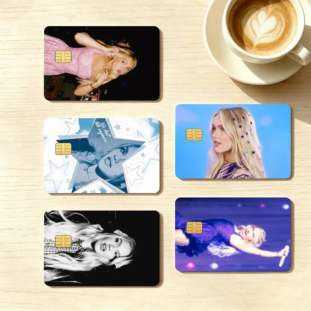 pop singer Freya Skye  Credit Card HD Stickers Small Chip Waterproof Sticker Game Card Decal Gift