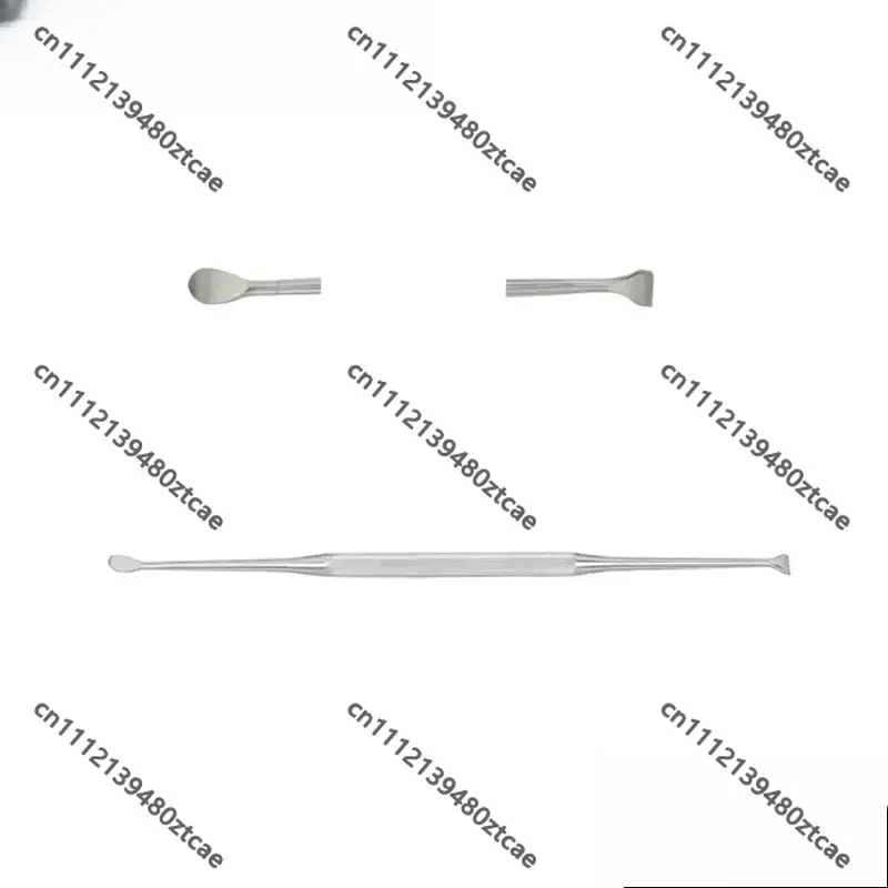 Veterinary Double‑End Periosteal Elevator, Round Tip & Flat Tip, General Pet Animal Orthopedic Surgical Instrument for Vet