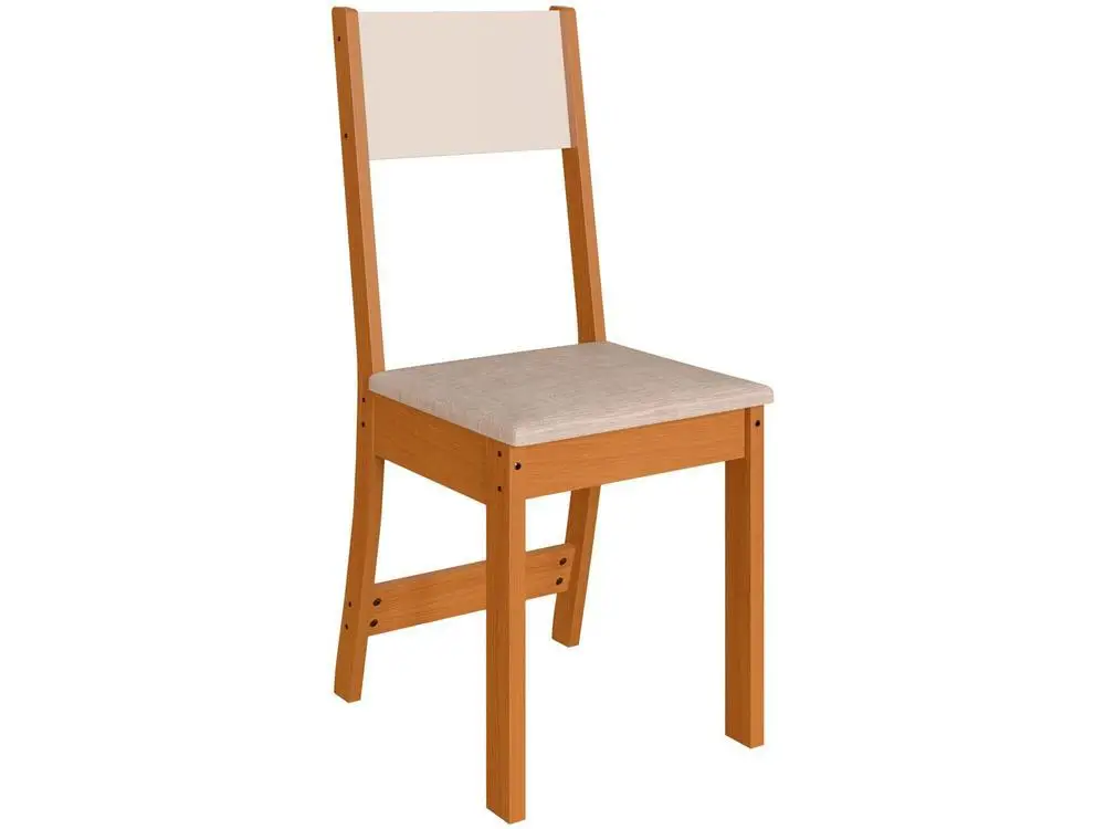 Dining Table 4 Chairs Rectangular Fabric Linen Indekes Dalita