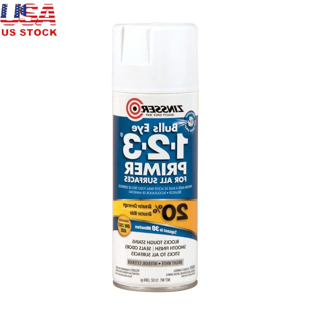 

Праймер-спрей на водной основе для всех поверхностей, быстросохнущий, устойчивый к плесени, многофункциональный герметик для внутреннего и наружного применения, 13 унций, 2008 г.