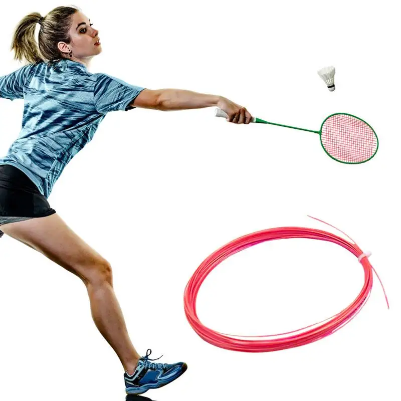 

0,7 мм/22GA, высокая гибкость, сменная струна для ракетки, 10 м, высокоэластичная прочная струна для ракетки для бадминтона