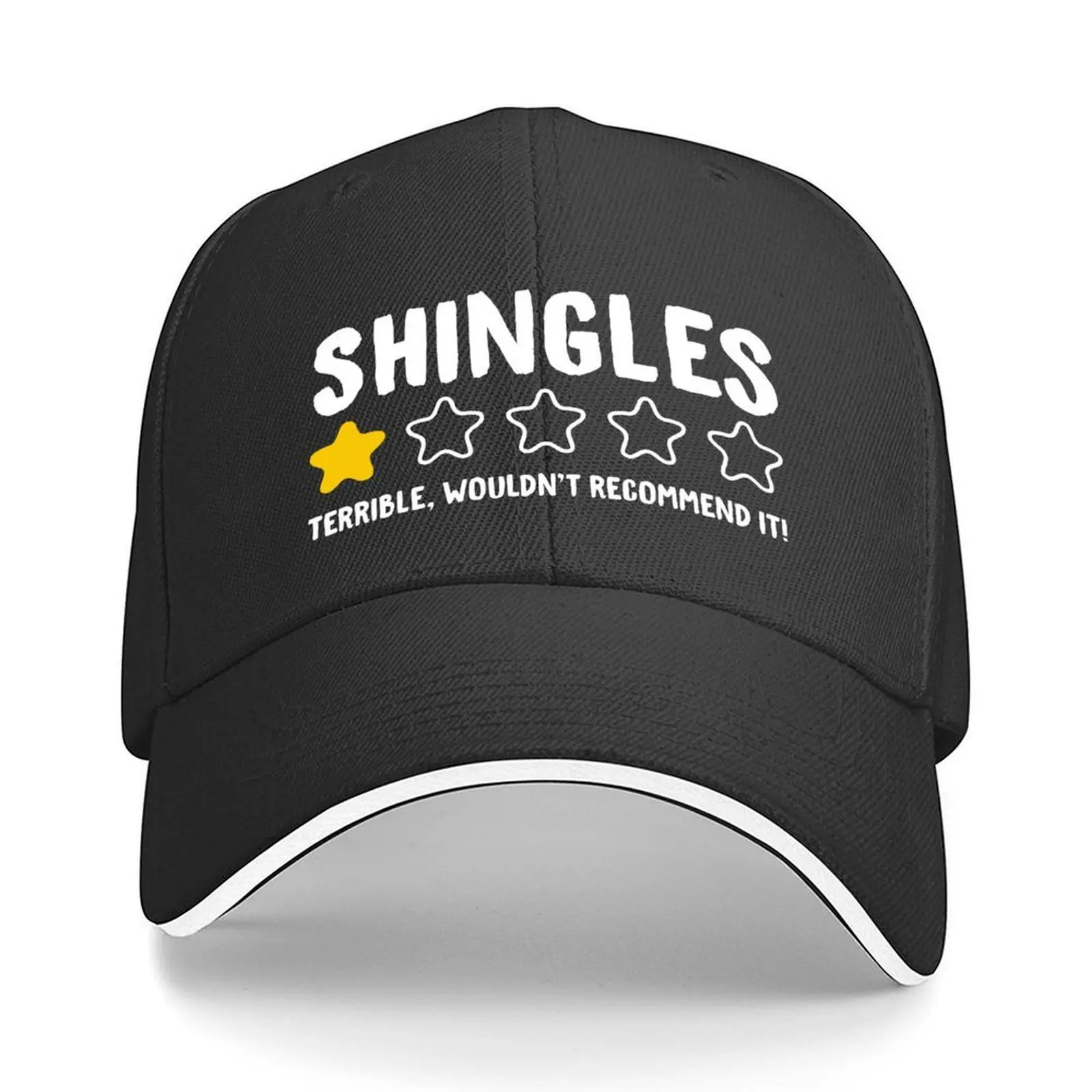 

Shingles Terrible Wouldn't Recommend It Baseball Cap |-F-| luxury woman cap Golf Hat Hat Luxury Brand Mens Tennis Women's