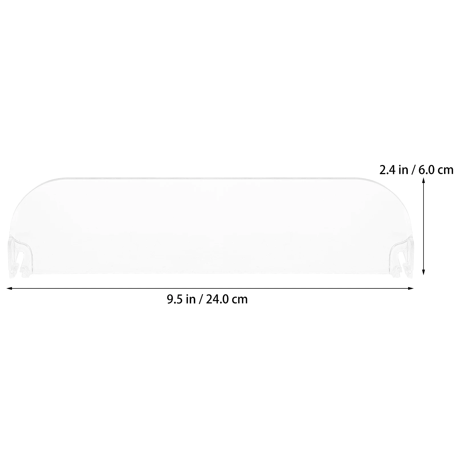 

3Pcs Shelf Dividers PVC Side Dividers for Stores Supermarket Racks Classification Baffles Storage ganization Goods Separators