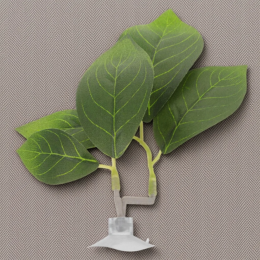 

Simulation Water Grass Leaf For Betta Fish Tank Decoration Realistic Aquarium Breeding Habitat With Suction Cup Plastic Plants