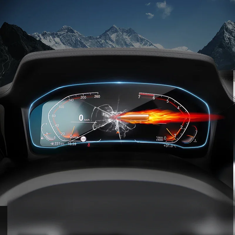 

For BMW G20 tempered navigation film retrofit center dashboard display screen protection film for 2023 and 20 to 22 models