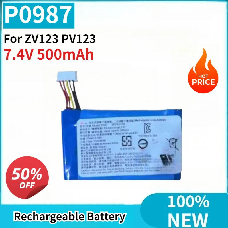 

Brand-New P0987 7.4V 500mAh Printer Battery For ZV123 PV123 High Quality