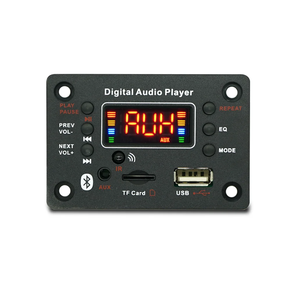 

12V MP3 Decoder Board USB TF 3.5mm AUX Bluetooth FM Radio Wireless Receiver MP3 Player Audio Decode Board Lossless