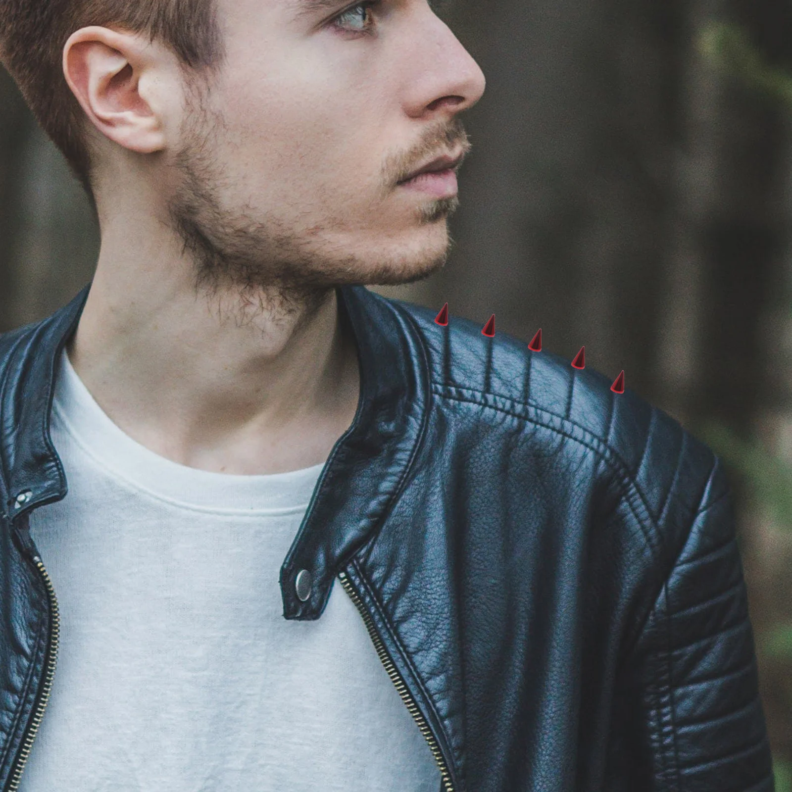 

1Set Tree Shape Cone Rivet Punk Spikes Metal Studs for Clothes Craft DIY Clothing Spike Rivet Kit Punk Craft Accessories