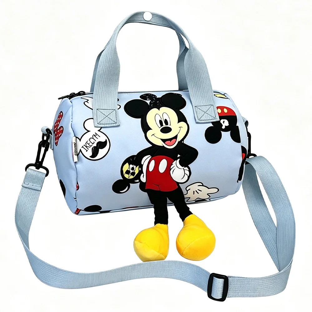 Damen-Handtasche aus Canvas mit großem Fassungsvermögen, modische Umhängetasche mit Cartoon-Design, Einkaufstasche – Detail 10