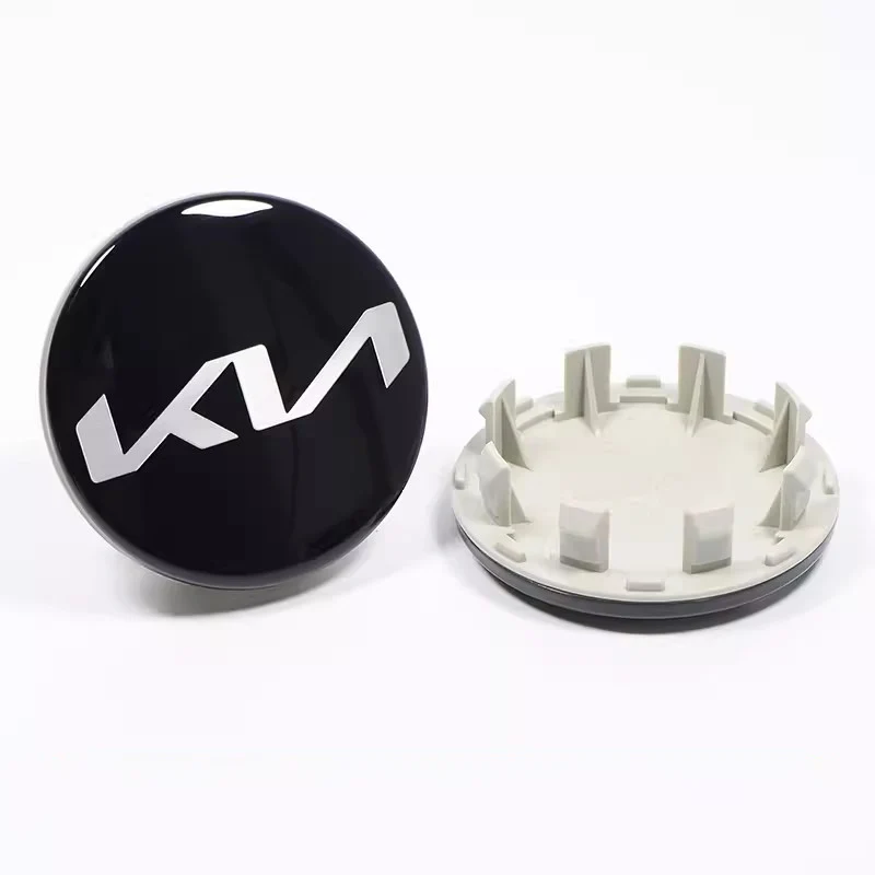 4Pcs 58mm Car Wheel Center Hub Caps Emblem Decorative Cover For KIA EV9 EV6 Stinger Niro K5 K9 Sorento Ceed Sportage Forte RIO view 3