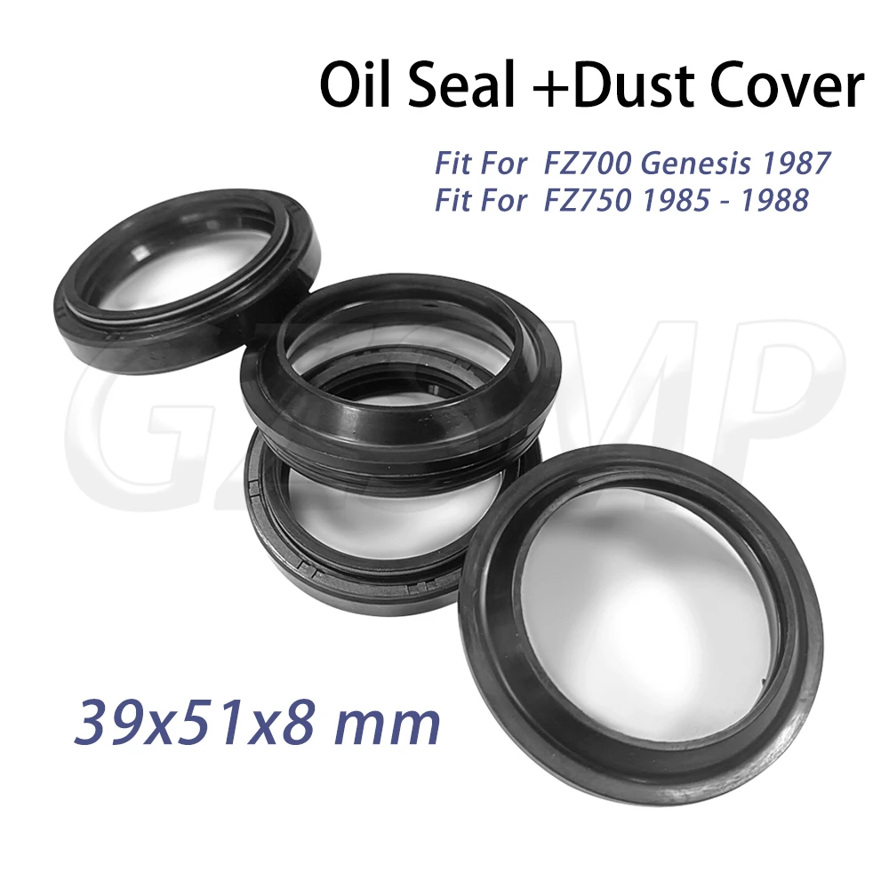 

Front Fork Shock Oil Seal 39x51x8 Dust Seal Fit for Yamaha FZ700 Genesis 1987 FZ750 1985 - 1988