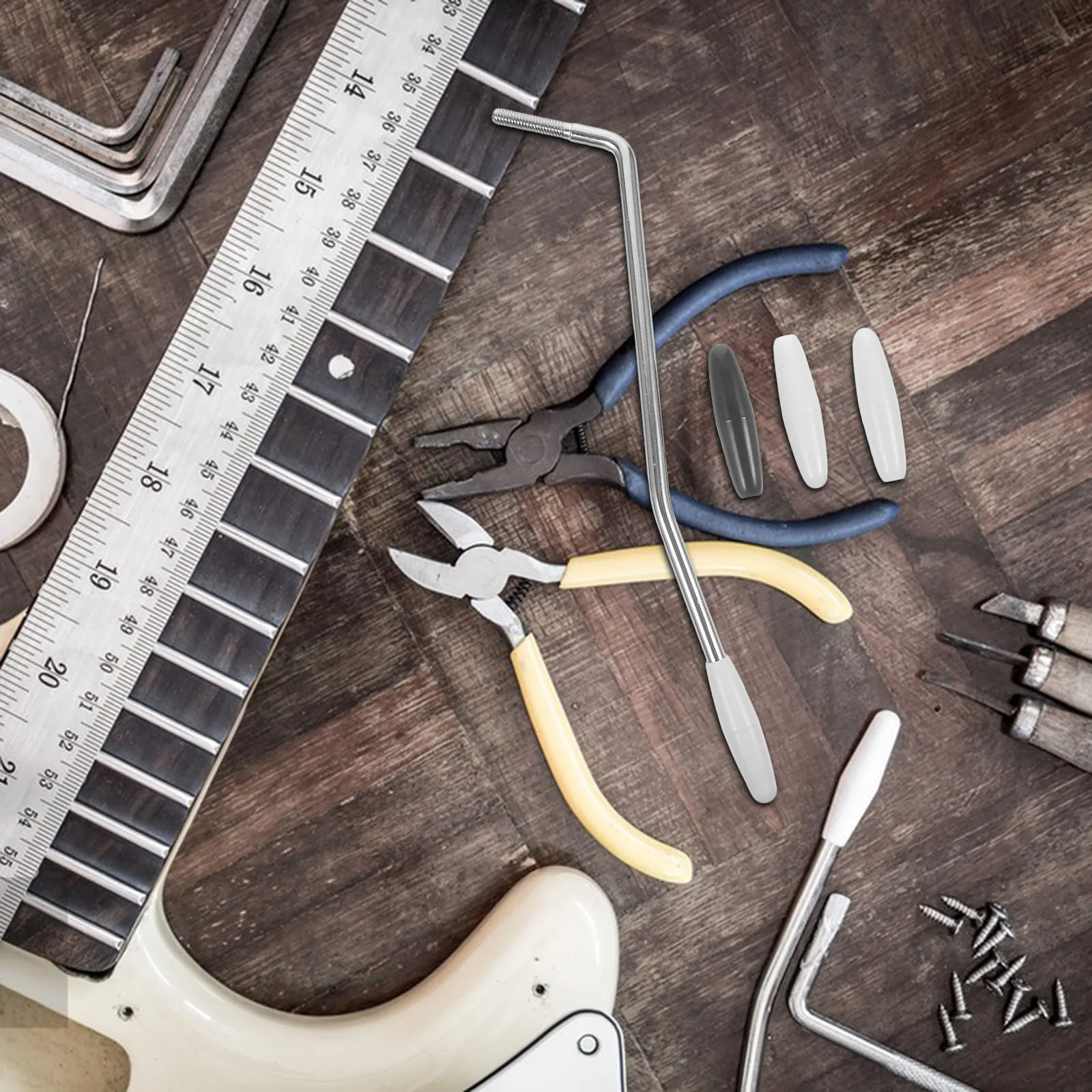 

1Set Metal Tremolo Arm Replacement for Electric Guitar Whammy Bar Vibrato Arm Single Guitar Accessory Whammy Bar