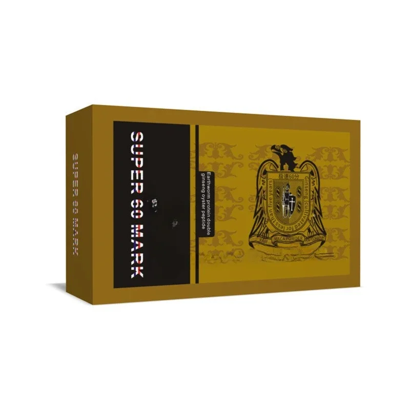 1 صندوق 12 قرصًا أزرقًا، أقراص الببتيد المحار، أقراص كاندي جولدن تايجر سوط تشيلي