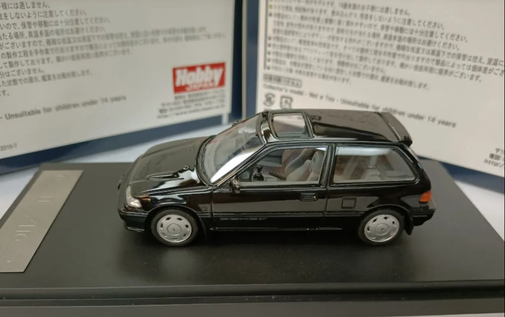 MARK43 1/43 Honda Civic EF3 negro coupe model Collection gift