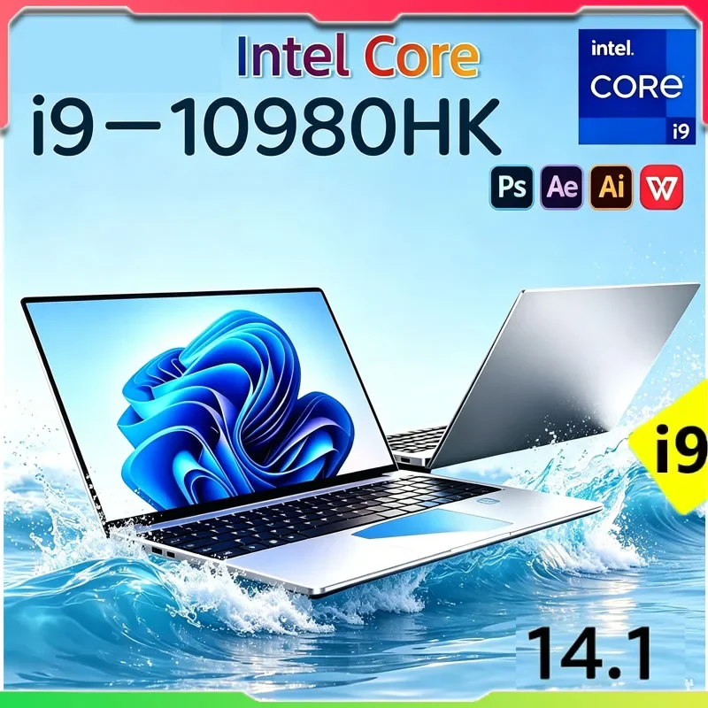 Intel 14.1 Inch Laptop Windows 11 Pro Intel Core i9-10980HK 32GB DDR4 M.2 2048GB SSD Ultrabook Fingerprint Unlock WIFI 5 BT - Aliexpress Deal