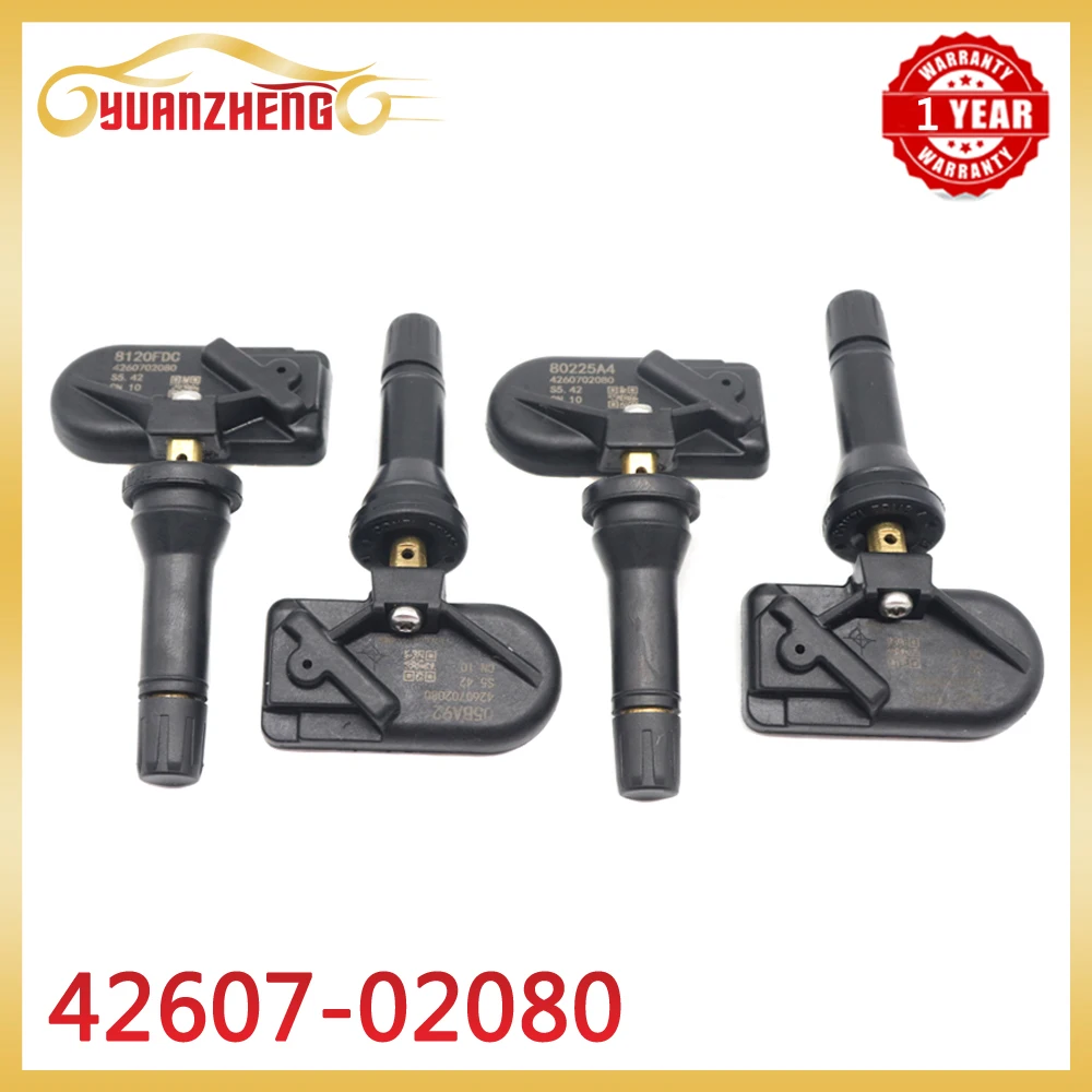 TPMS Tire Pressure Sensor 42607-02080 For Lexus ES GX IS LC LM LS LX NX RC RX RZ UX Series Subaru BRZ Suzuki Across Swace Toyota