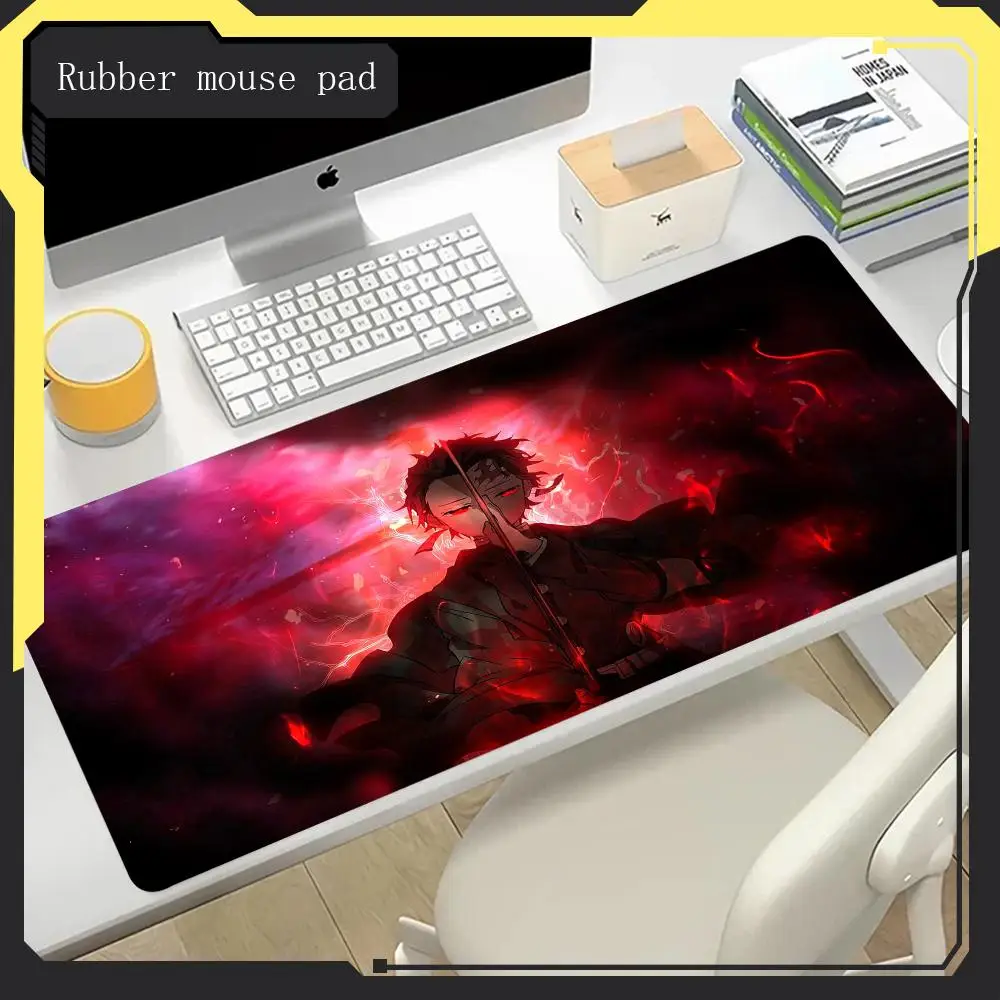 

Mouse Pad Demon Slayer Anime mouse pad is easy to use with anti slip and wear-resistant size suitable for desktop gaming laptops