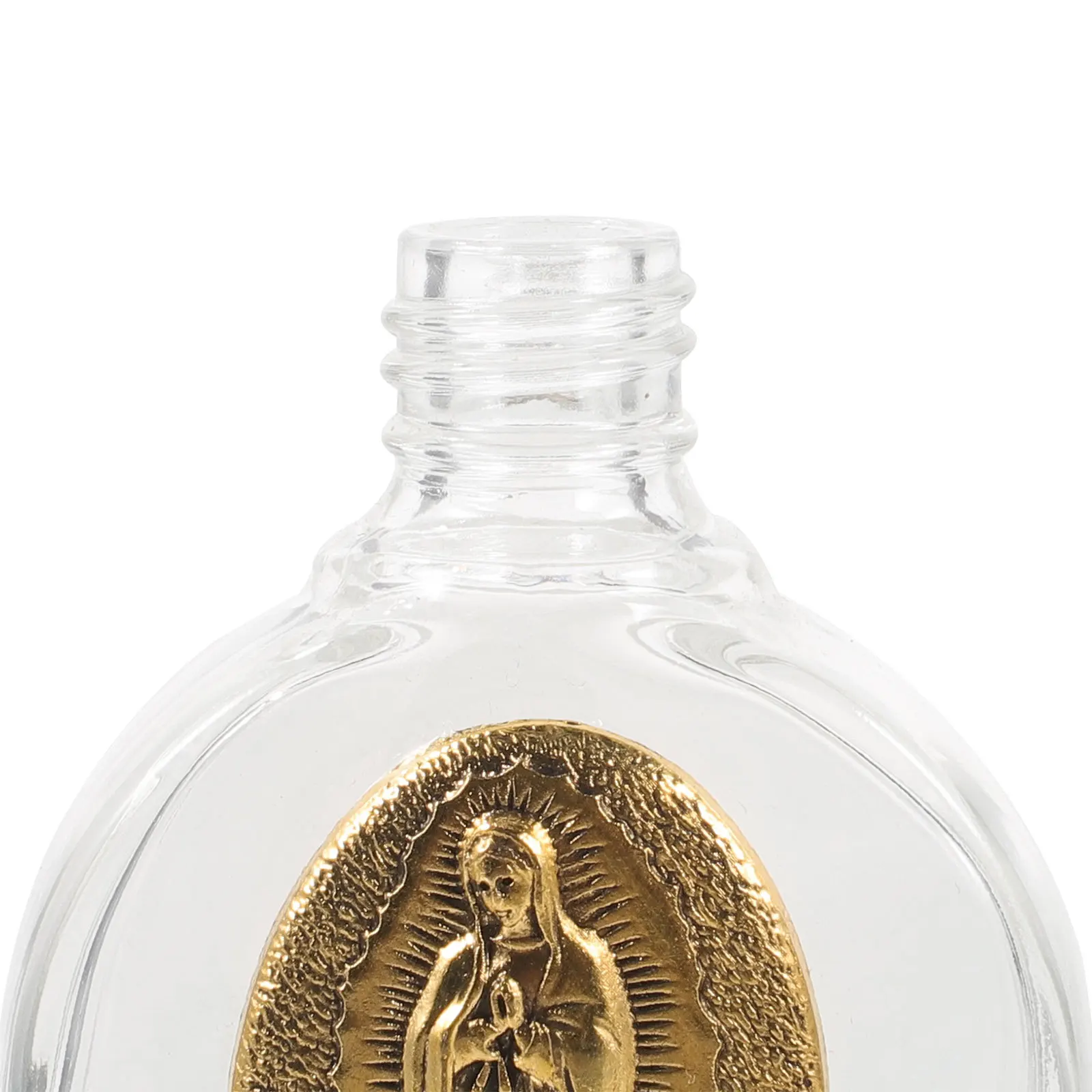 

2Pcs Small Glass Holy Water Bottle Leakproof Refillable Decorative Container for Wedding Baptism Party Favors Religious Gift Set