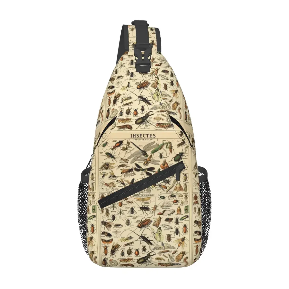 

Insects In French Chest Bag Men Sling Crossbody Backpack Chest Bag Traveling Hiking Daypack Shoulder Bag