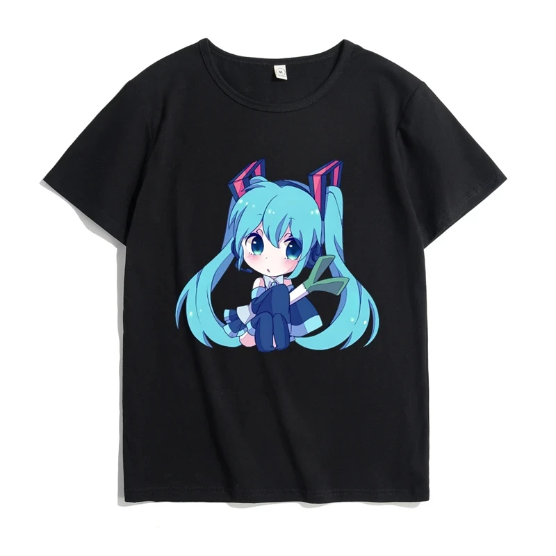 

The New Summer T-shirt Short-sleeved Pure Cotton Pattern Printed Round-neck Anime Men's and Women's Trendy Top Is Niche