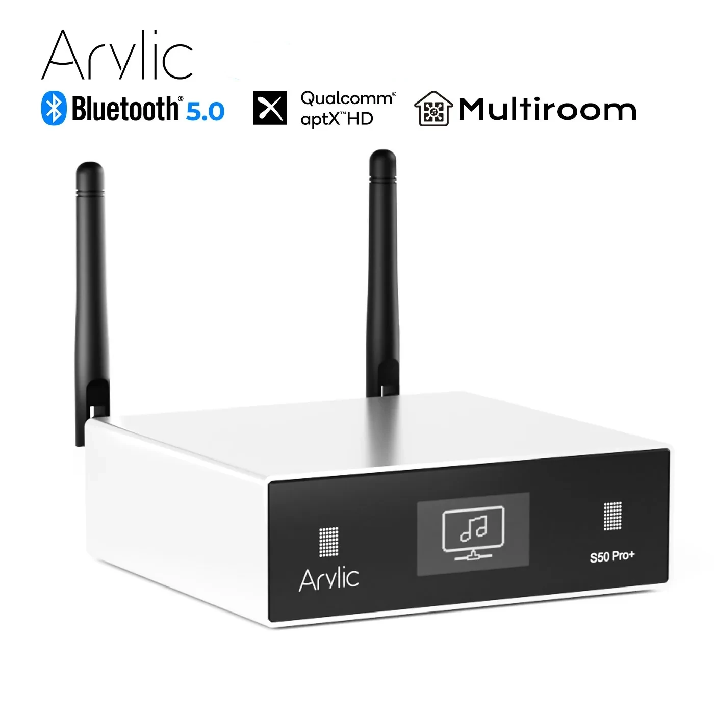 

Arylic S50 Pro+ Wi-Fi и AptX HD предусилитель с ESS Sabre Dac AKM ADC Multiroom Airplay Tidal Интернет-радио DLNA QPLAY UPNP