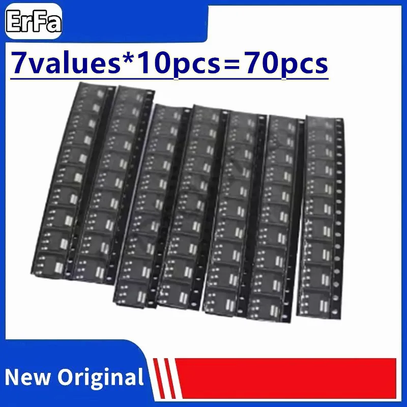 7values*10pcs=70pcs AMS1117 Kit AMS1117-ADJ AMS1117-5.0 AMS1117-3.3 AMS1117-2.5 AMS1117-1.8 AMS1117-1.5 AMS1117-1.2V SOT223