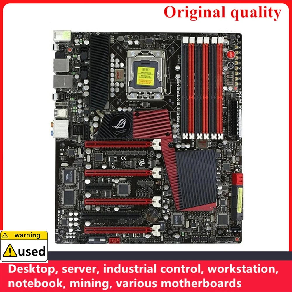 Motherboards Rampage III Extreme, LGA 1366, DDR3 ATX, Intel X58, Overclocking Desktop Mainboard, SATA III, USB 3.0