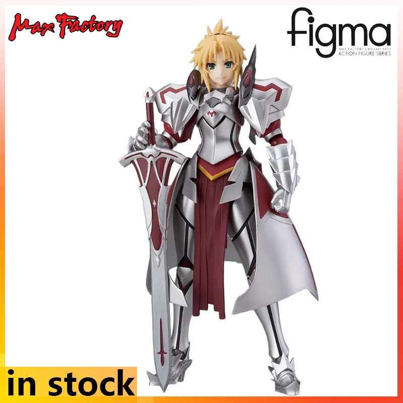 

Max Factory Original FIGMA Series Red Saber Armor Battle Anime Action Figure Model Toys Movable Model Ornaments Gifts for Boys