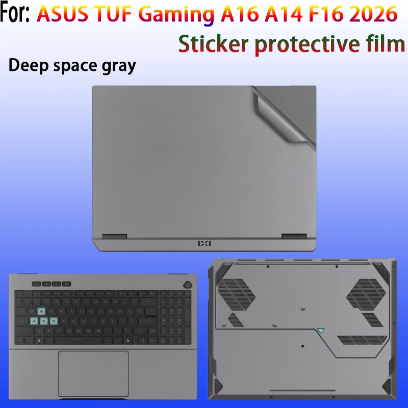 Película Protectora Adhesiva para ASUS TUF Gaming A16 A14 F16 2026, Película para Carcasa de Portátil TUF Gaming A16 A14 F16 2025/2024