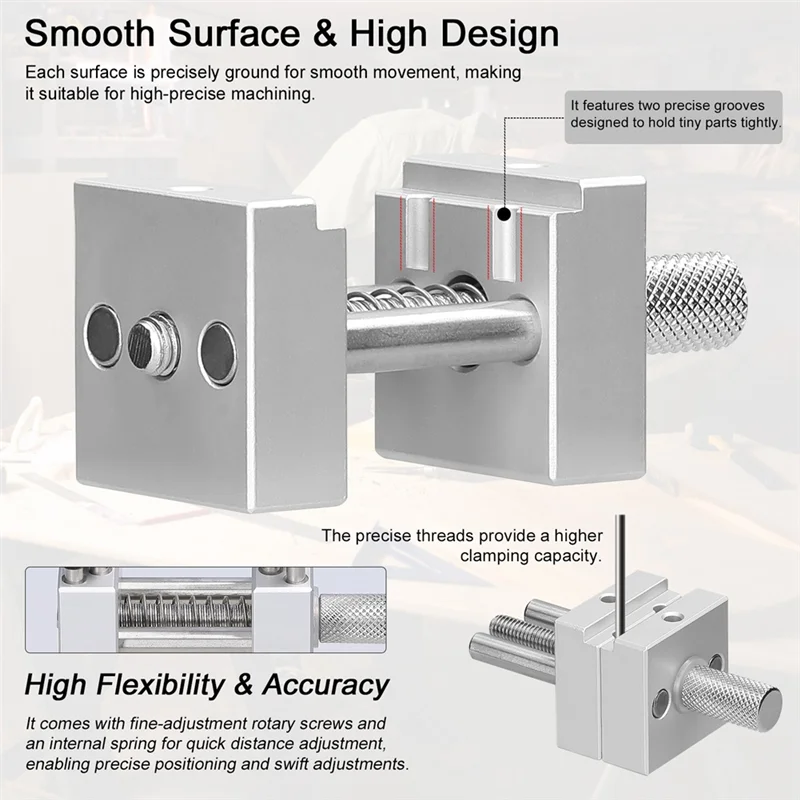 2025 الاتجاه T004 إعادة تشكيل كماشة مقاعد البدلاء 304 الفولاذ المقاوم للصدأ ملزمة تركيبات متعددة الوظائف المشبك الثابتة تهزهز نموذج صنع Crafts بها بنفسك الحرف