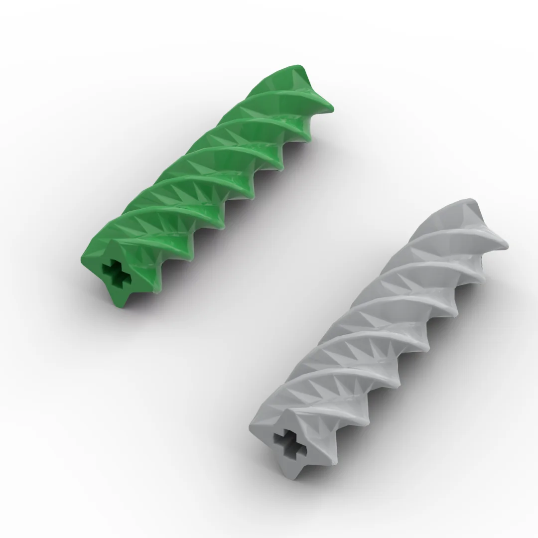 

Small particle building block MOC 73763 1x6 cross hole thread, worm, technology assembled toy spare parts