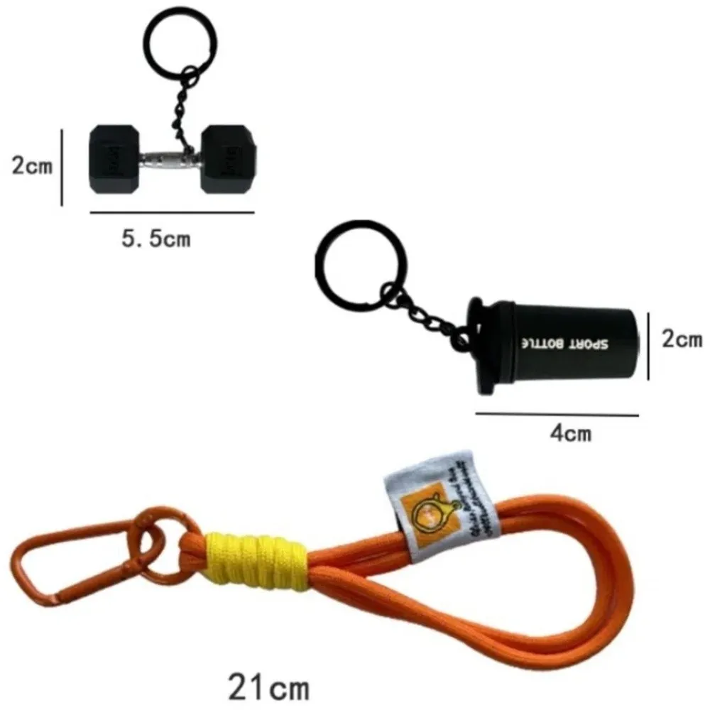 انفصال الحديد لوحات المفاتيح أكواب مياه الدوبامين محاكاة الدمبل كيرينغ الإبداعية INS اللياقة البدنية سلسلة قلادة الأصدقاء