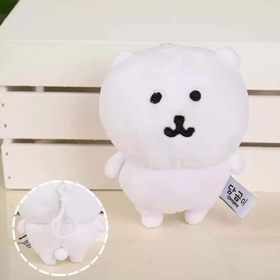 Venda quente auto mocking urso chaveiro de pelúcia bonito pendurado ornamento kawaii dos desenhos animados boneca para sacos mochila chaves do carro engraçado presente ideia
