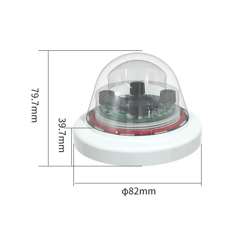 Ultrasonic wind direction anemometer environmental sensor integrated temperature humidity meteorological Rain instrument RS485