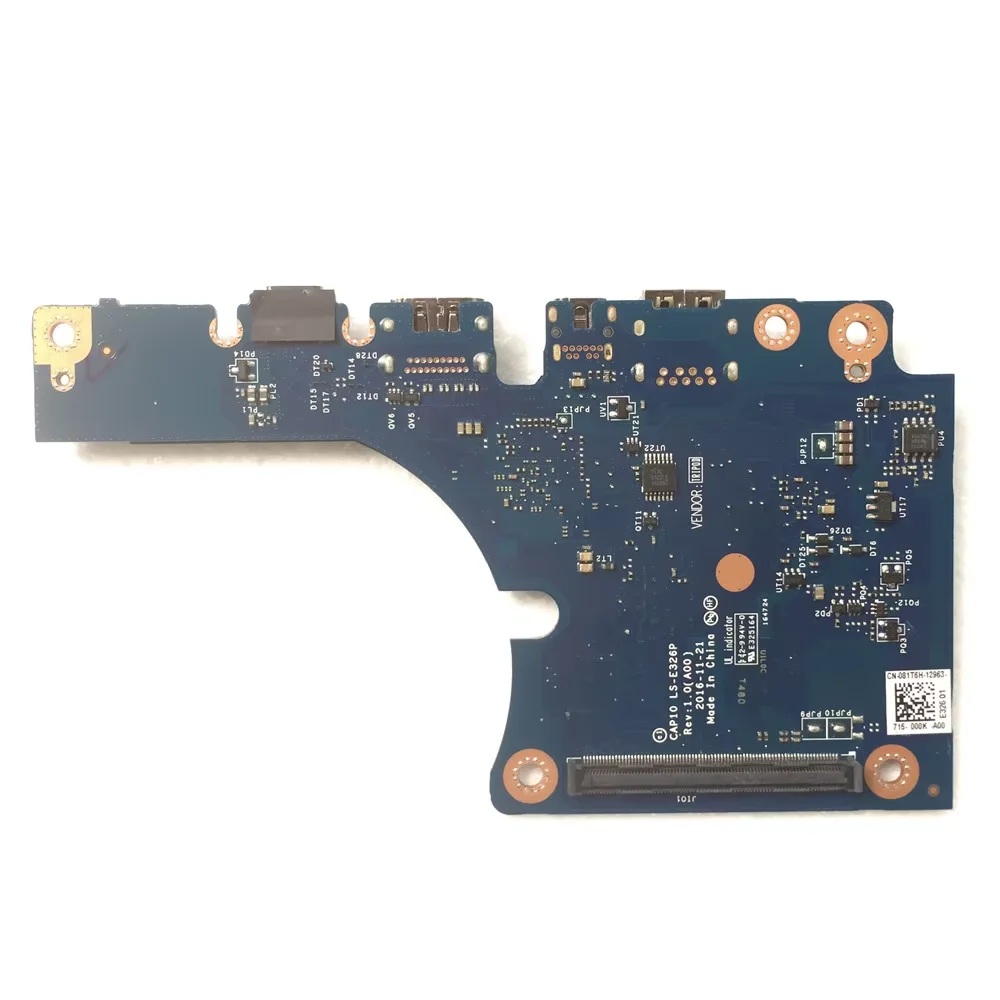 Y Store Genuine FOR DELL 7720 7710 USB HDMI TYPE-C BOARD CN-081T6H 81T6H 081T6H LS-E326P Fast Ship