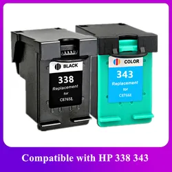 Remanufactured ink cartridge 338 343 XL Compatible for hp338 hp343 hp Deskjet 6540 5740 5745 6520 6540 460c 6620 printer