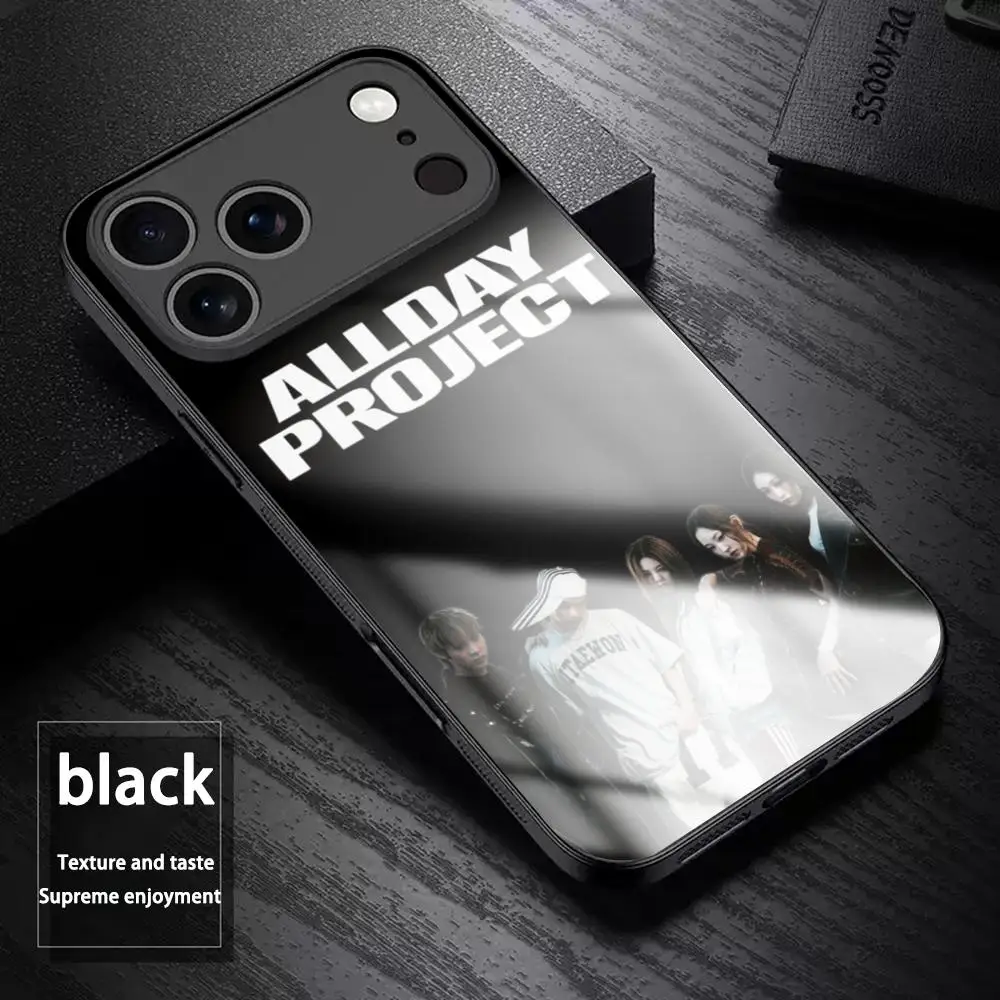 Korea hot poster ALLDAY PROJECT Phone Case For iPhone17 Air 16 e 15 14 13 12 11 Plus Mini Pro Max Glass Magnetic Case - view 6