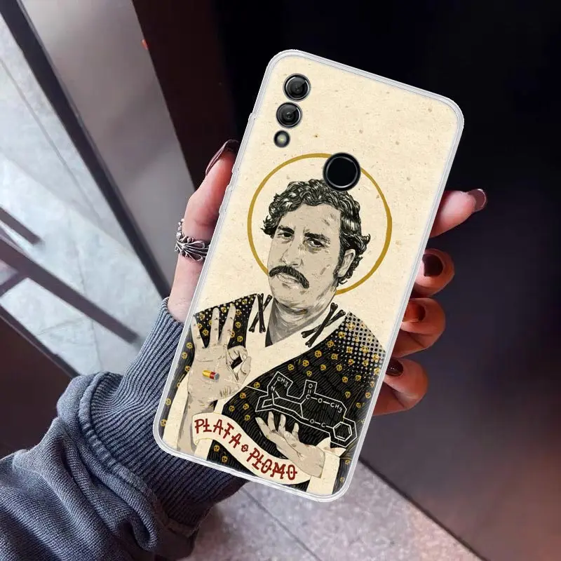 Narcos TV Series Pablo Escobar Phone Case For Huawei Y5 Y6 Y7 Y9S Honor 9 10 Lite 8A 8X 8S 9X P Smart Z 2019 7X 7A Soft TPU Back