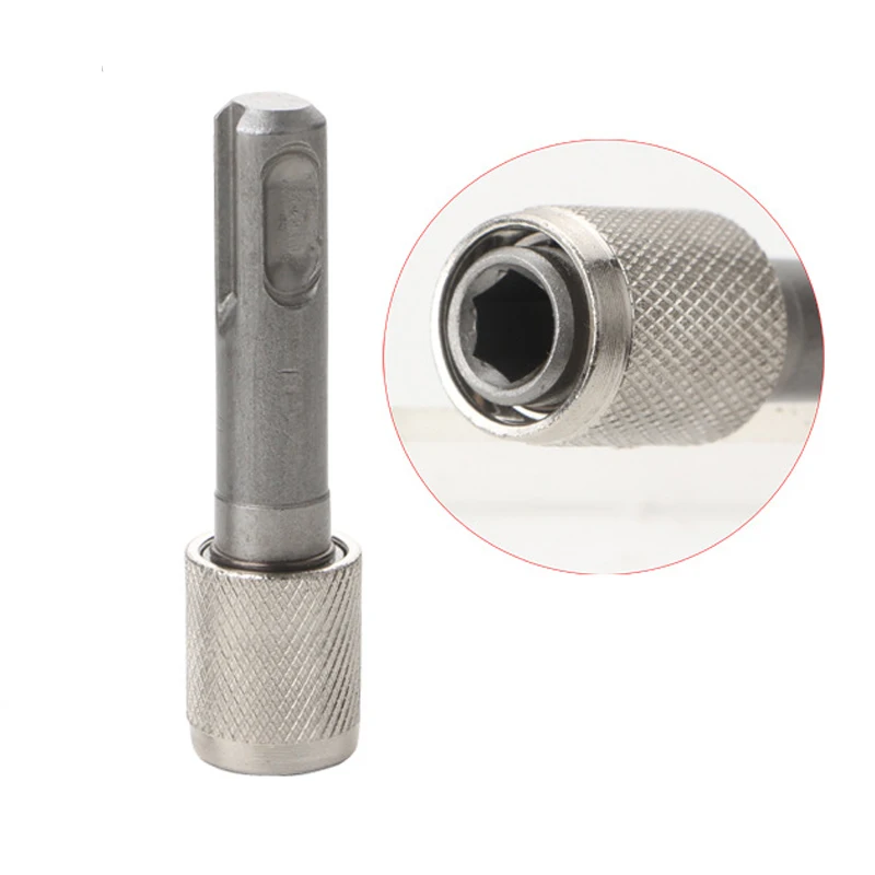 Electric Hammer Conversion Connecting Rod Sleeve SDS  Round Shank to Hexagon Converter Impact Drill Head Adapter Tool Texture