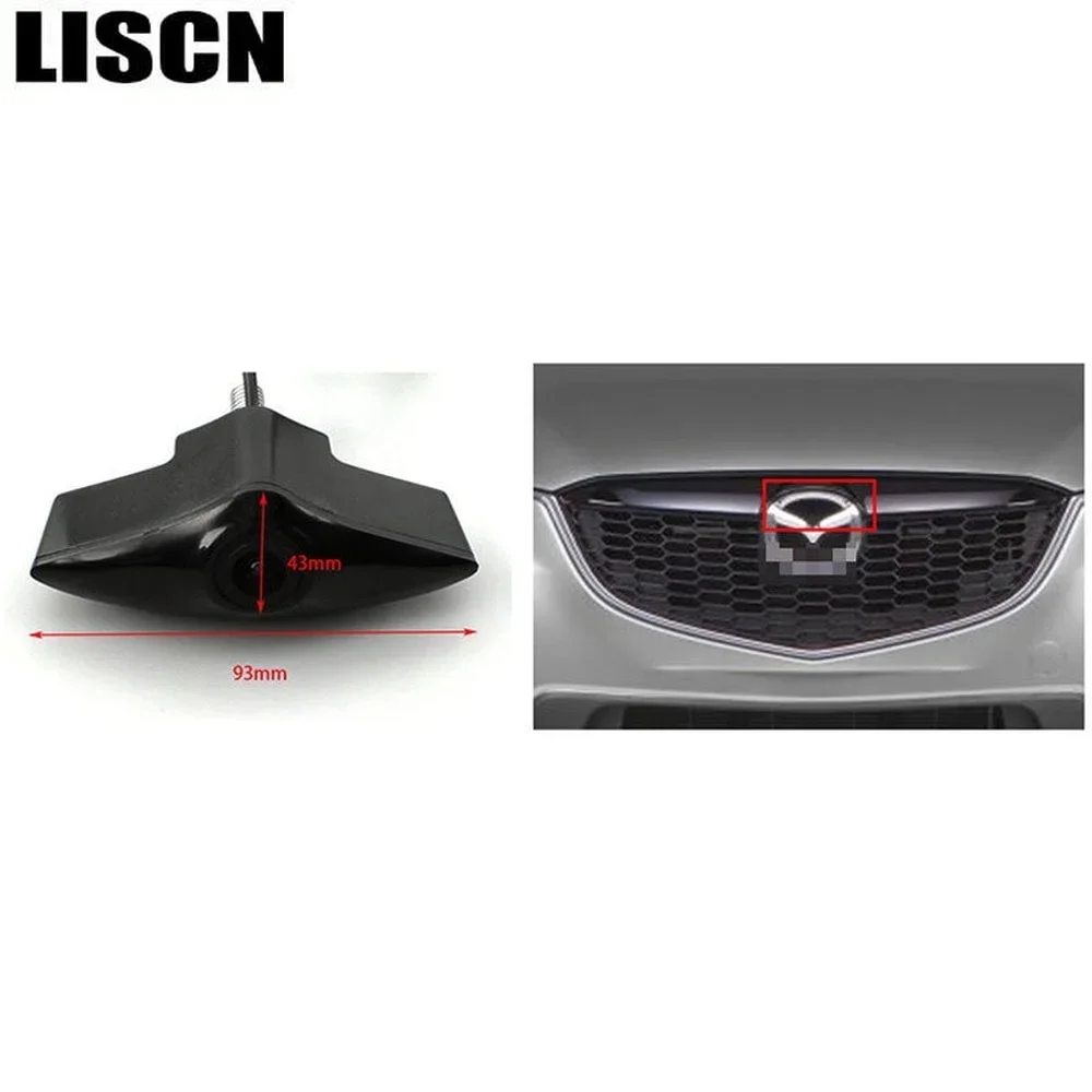 LISCN フロントカメラ マツダ CX-5 CX-3 アテンザ 2012〜2018
