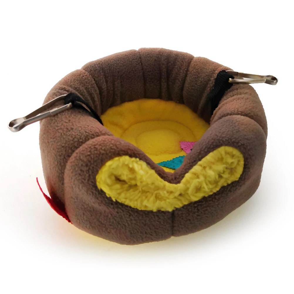

Cute Pet Hanging Bed Soft Guinea Pig Small Animal Cave Hamster Hammock Squirrel Nest Warm Winter Sleeping Suitable