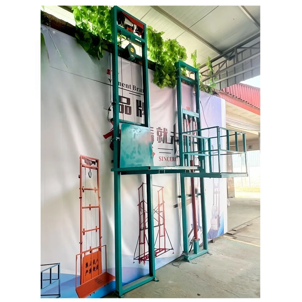 Custom Hydraulic Goods Lift for Home & Shop, Fixed Freight Elevator Solution, Small Electric Platform