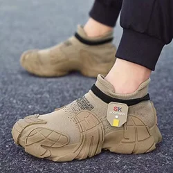 Trampki męskie tenisowe męskie buty wulkanizowane antypoślizgowa siatka oddychająca koreański styl i tani jesienny projektant luksusowy trend 2024